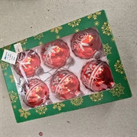 røde-glas-kugler-sølvblomster-gamle-juletræskugler-original-æske-w.-germany-